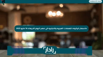 «أسعار خيالية» للعملات العربية والأجنبية في مصر اليوم الأربعاء 14 مايو 2025